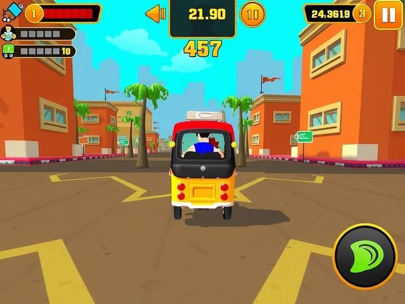 Rickshaw Master Blaster Game Screenshot